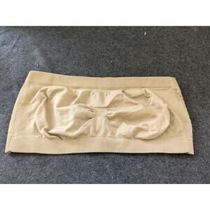 Seamless Sculpt Bandeau Bra Ochre Tan Size L